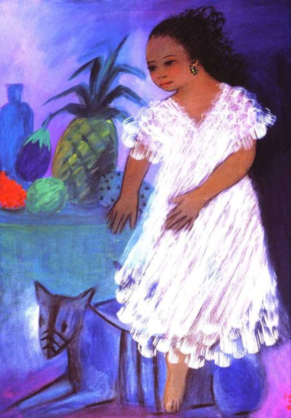 Niña en la Mesa
